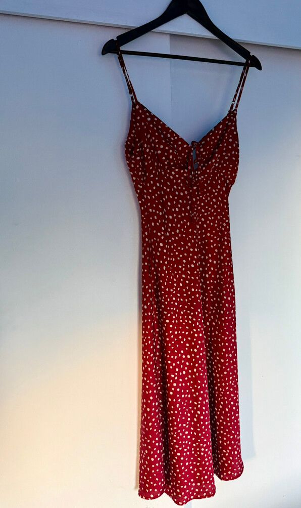 Burrans Red Polka Dot Dress