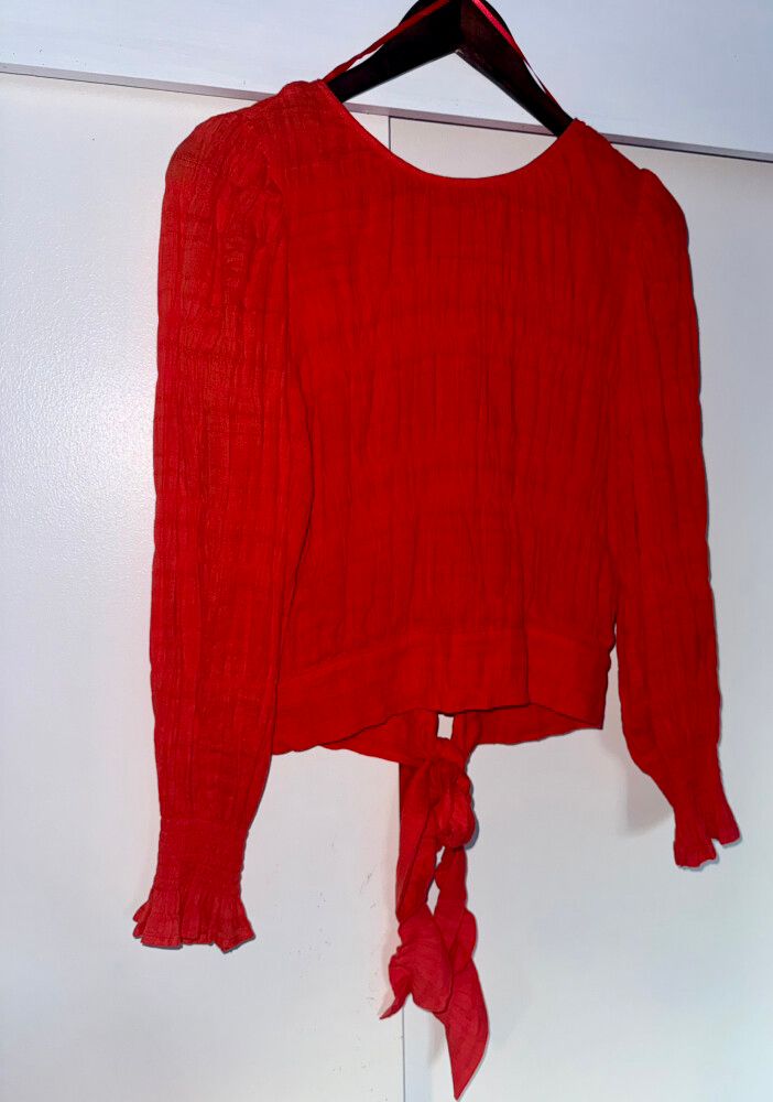 Ivy + Jack Red Blouse