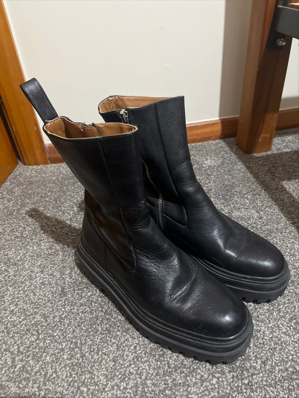 Zara Black Boots