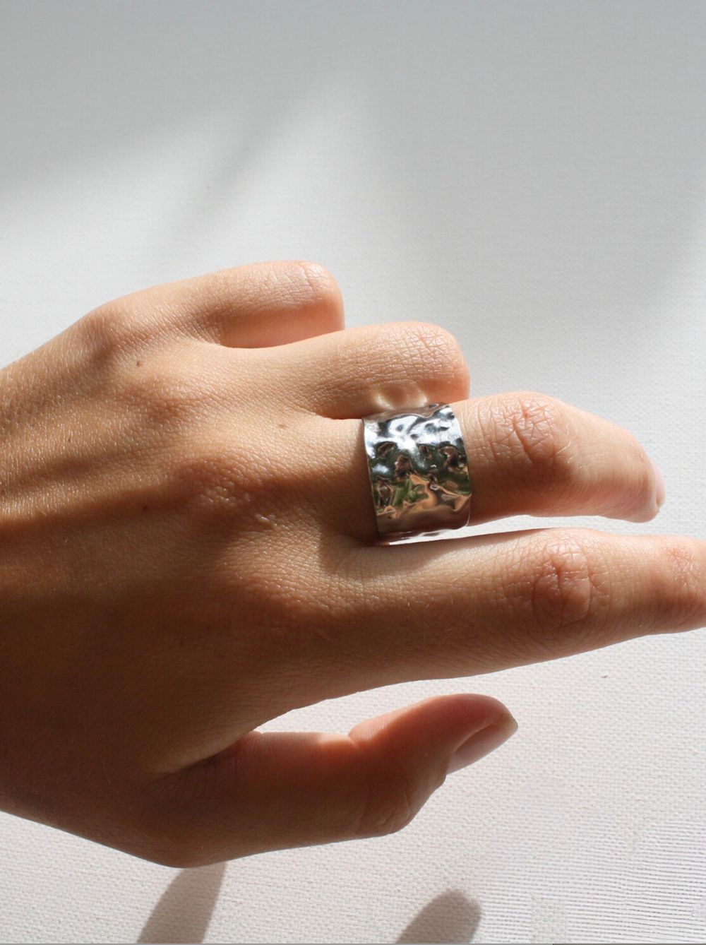 Silver Foil Ring