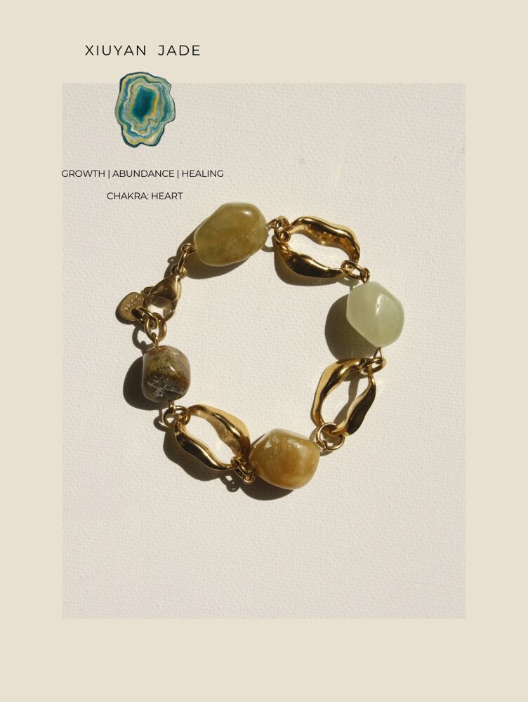 The Jade Bracelet Gold