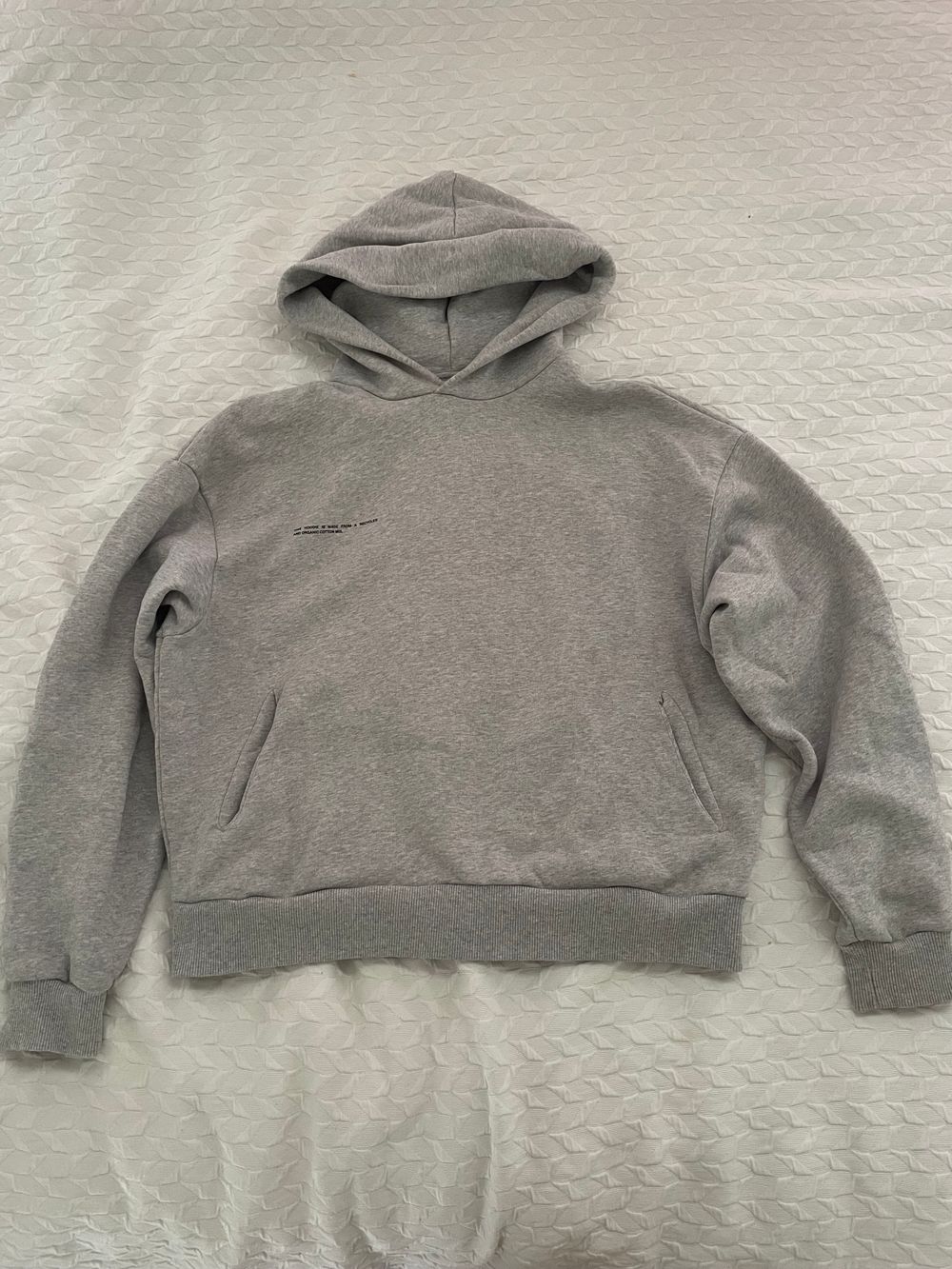 Pangaia - Pangaia grey marl hoodie on Designer Wardrobe