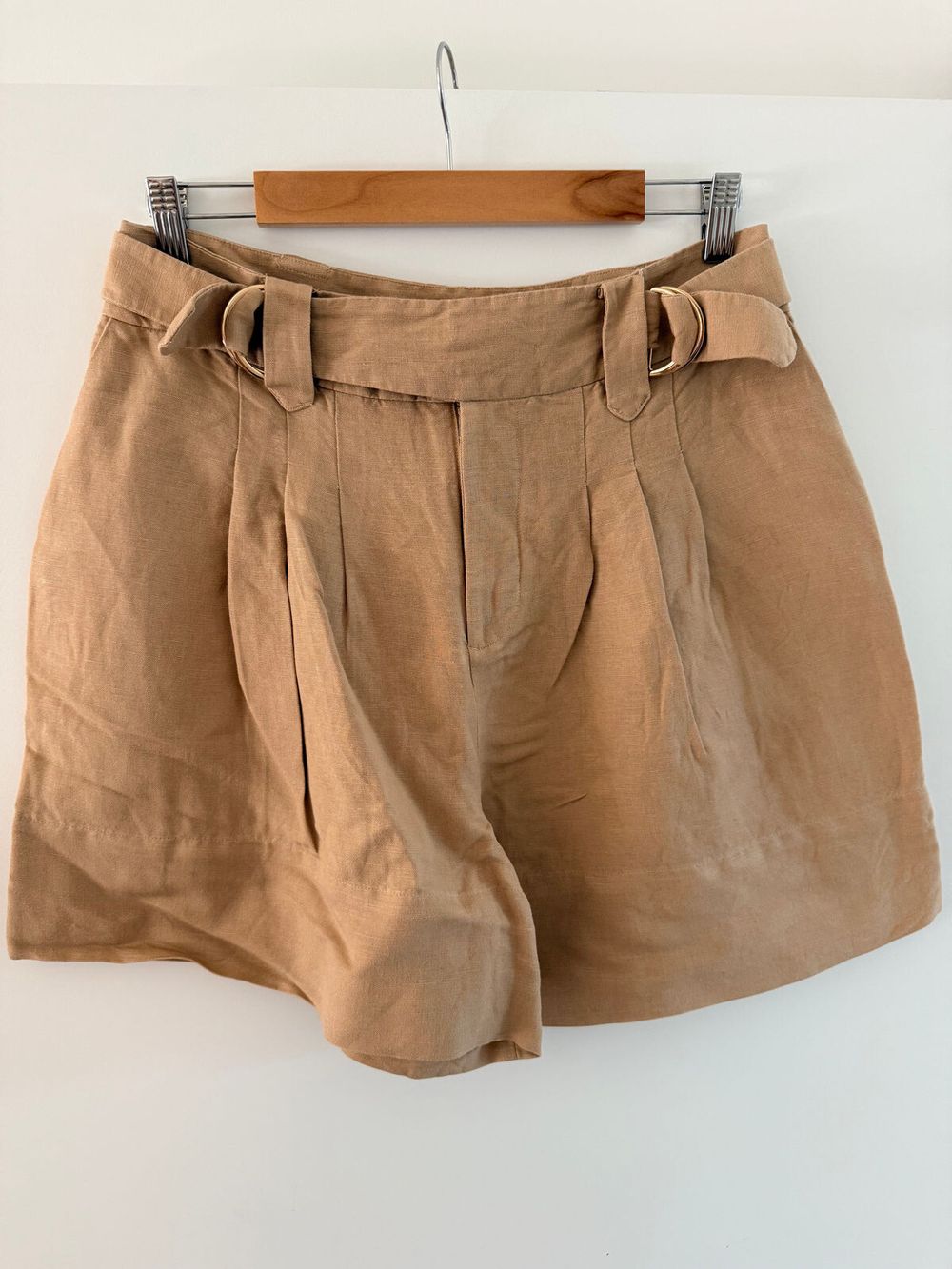Seed Heritage Tan Belted Shorts