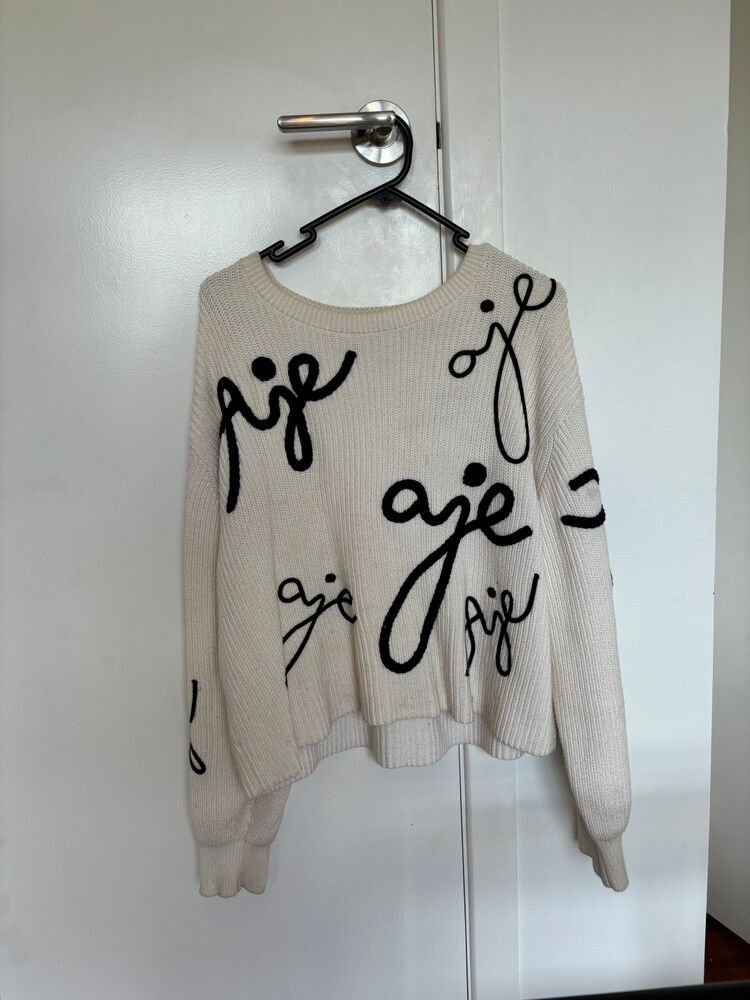 AJE resemblance Logo Knit Size M