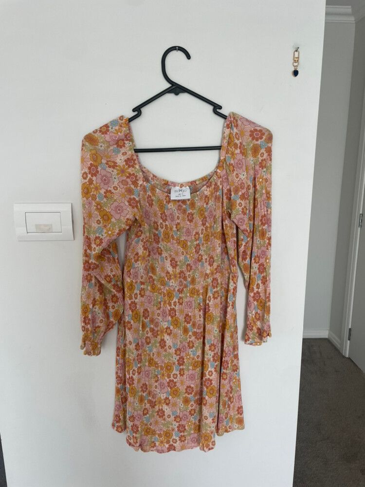 Mango Girl Shirred Dress (TEEN SIZING)