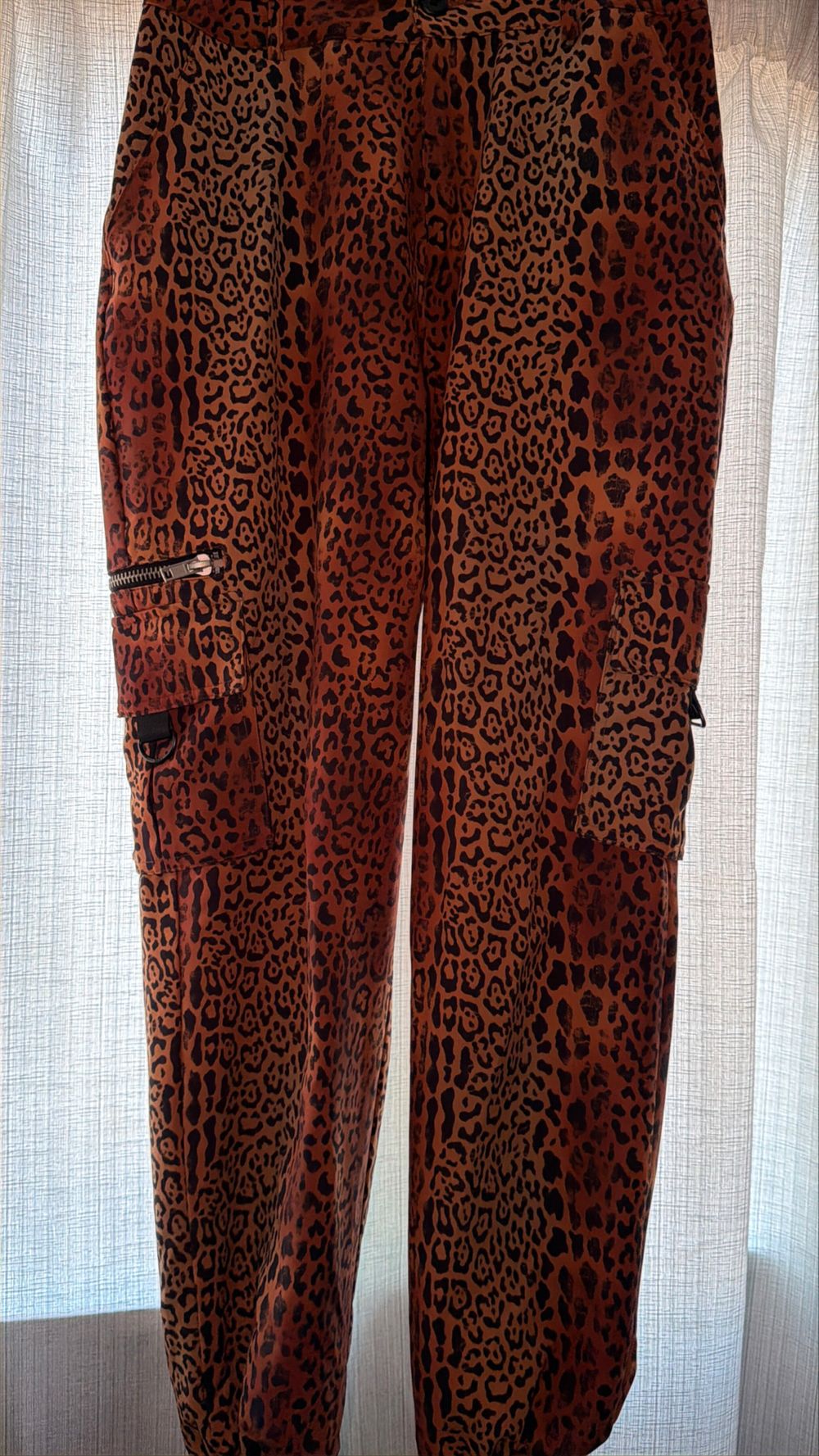 Nana Judy Brown Leopard Cargo Pants