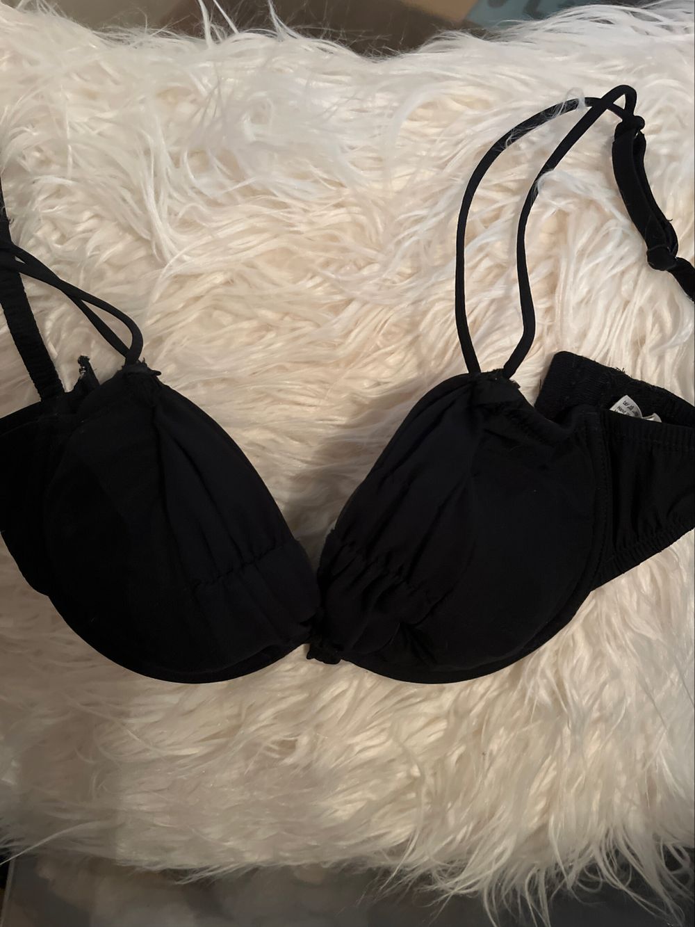 Myla Low Cut Padded Blacked Bra