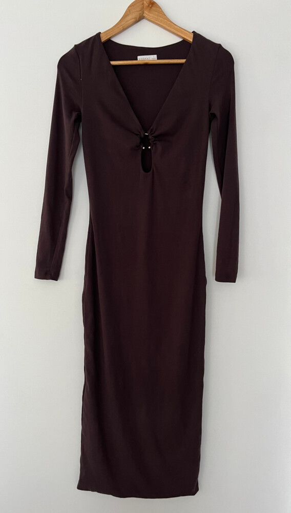 Kookai - brown kookai maxi dress on Designer Wardrobe