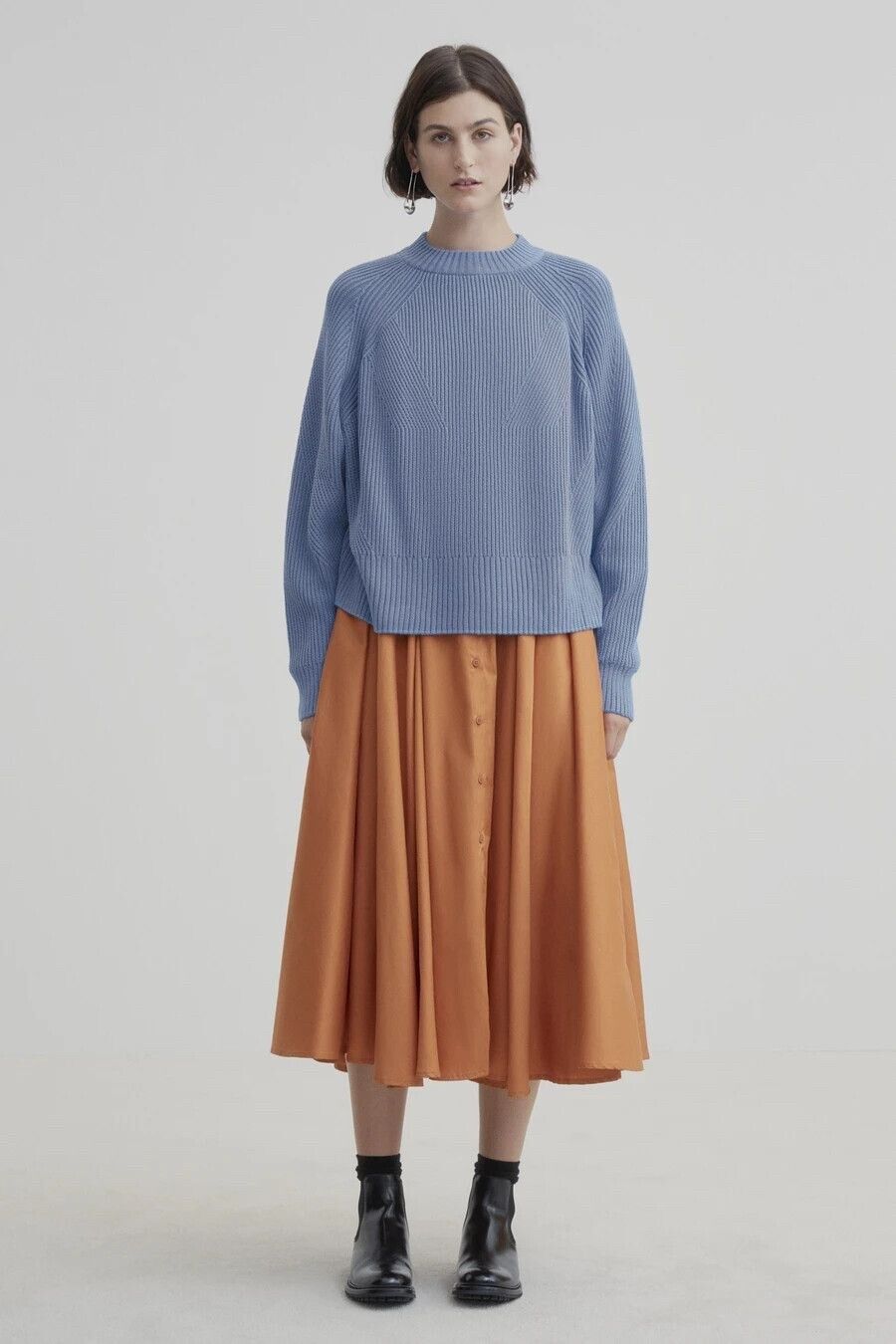 Kowtow Blue Henri Crew Jumper