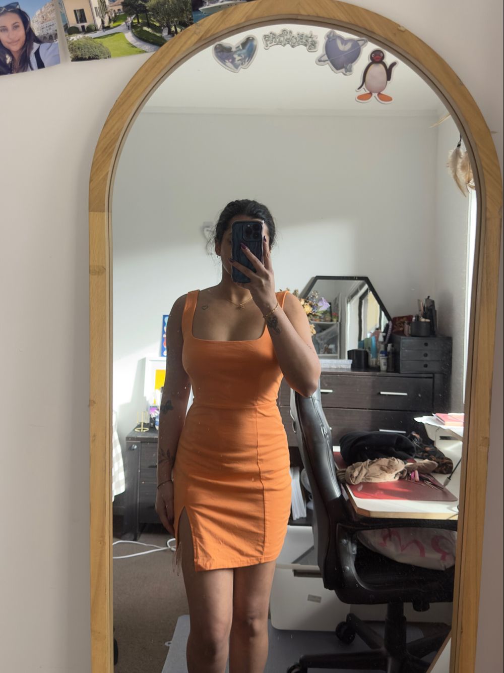 Showpo Hughes Square Neck Mini Dress