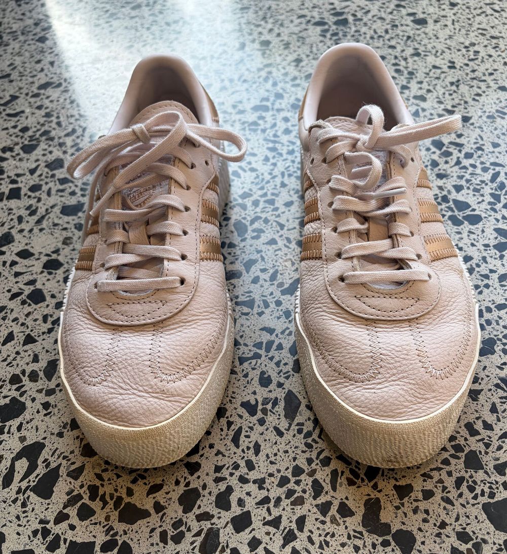 Adidas Samba Pink Gold Shoes Size US 8