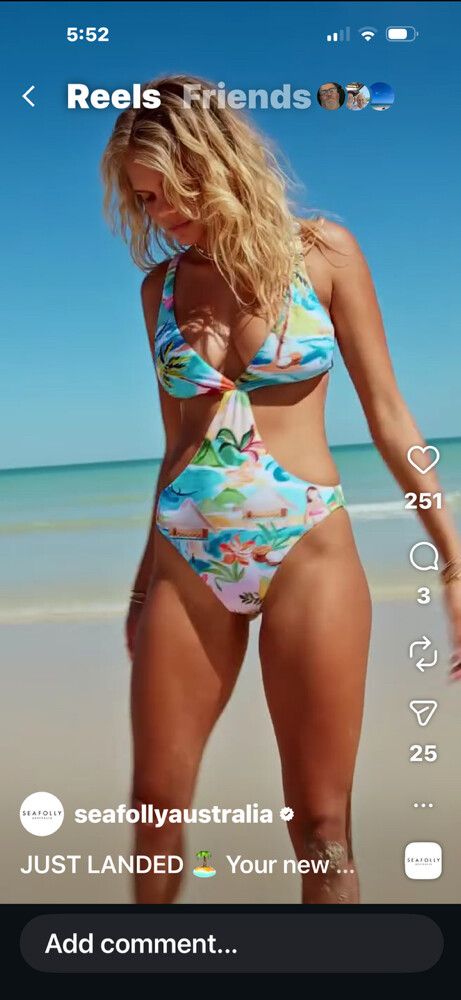 Seafolly Floral Swimsuit size 12