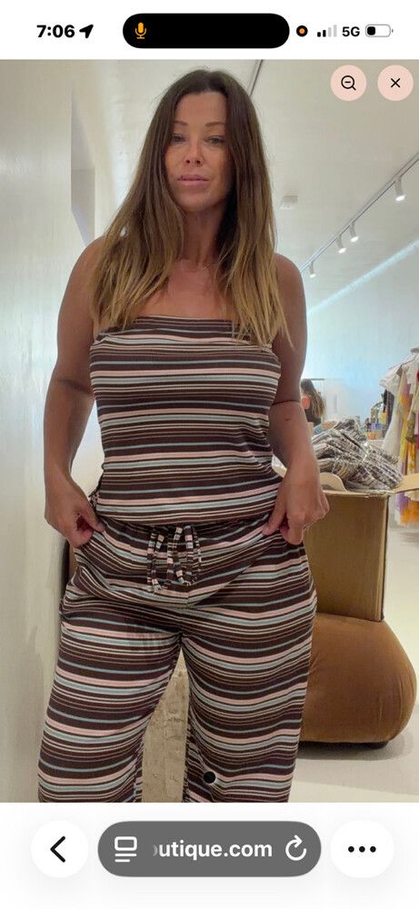 Stripe Matching Set