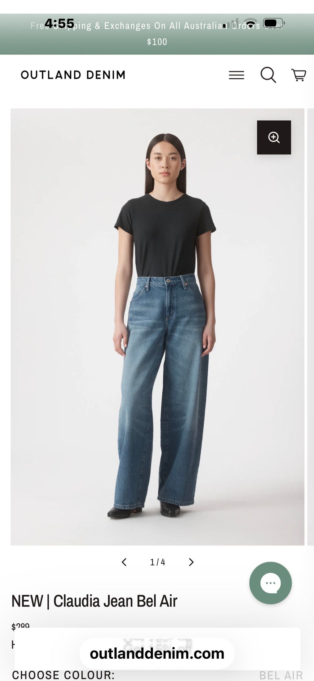 Outland Denim Blue Claudia Jean