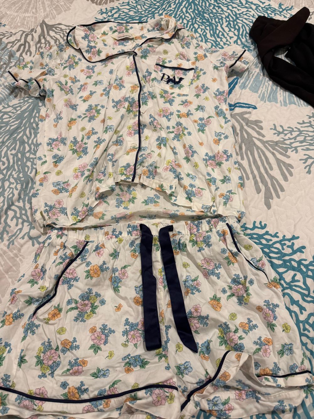 Peter Alexander White Floral Pyjama Set