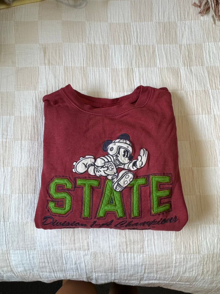 DisneyStore Maroon Sweatshirt