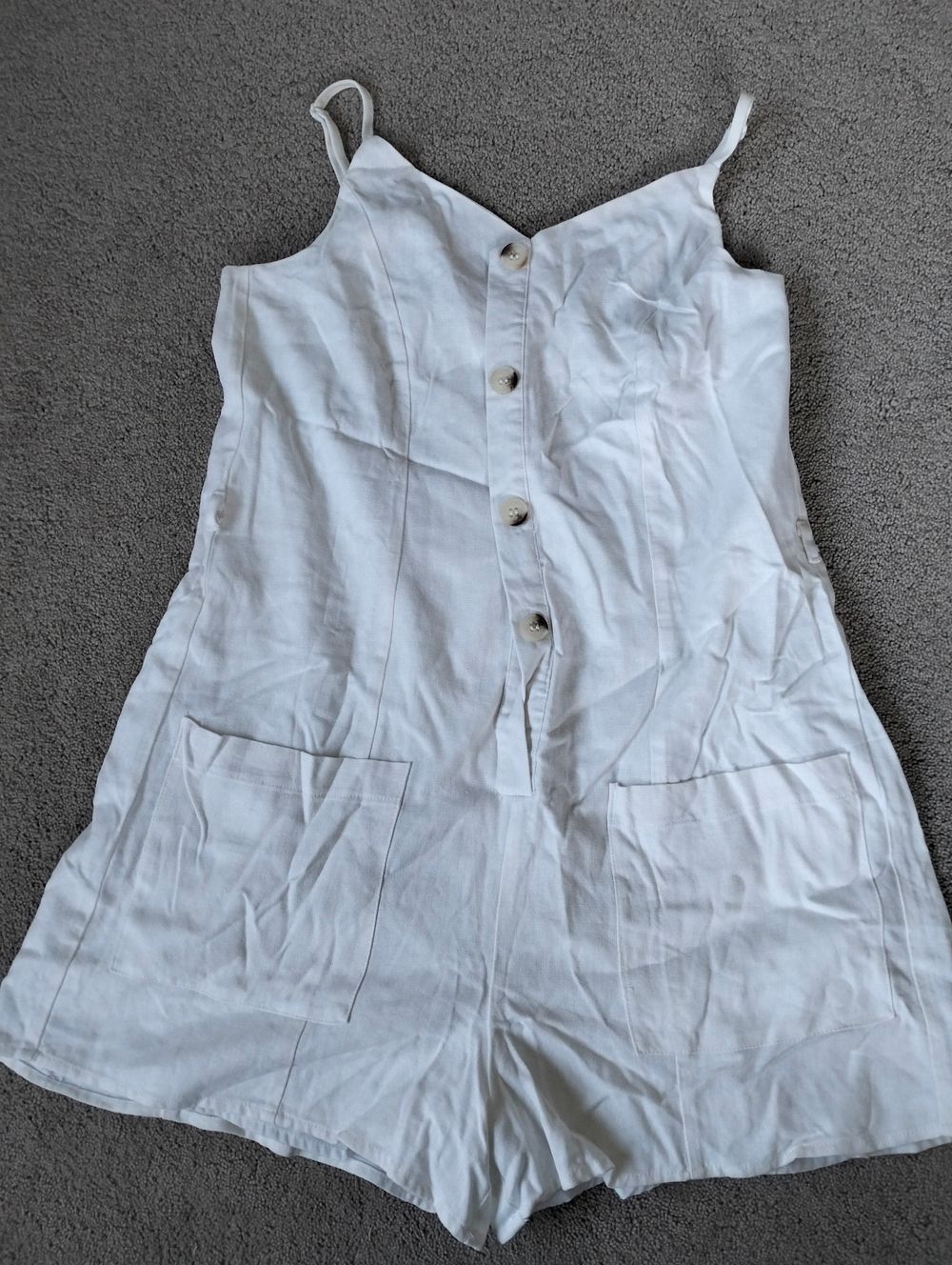 White Playsuit Dress