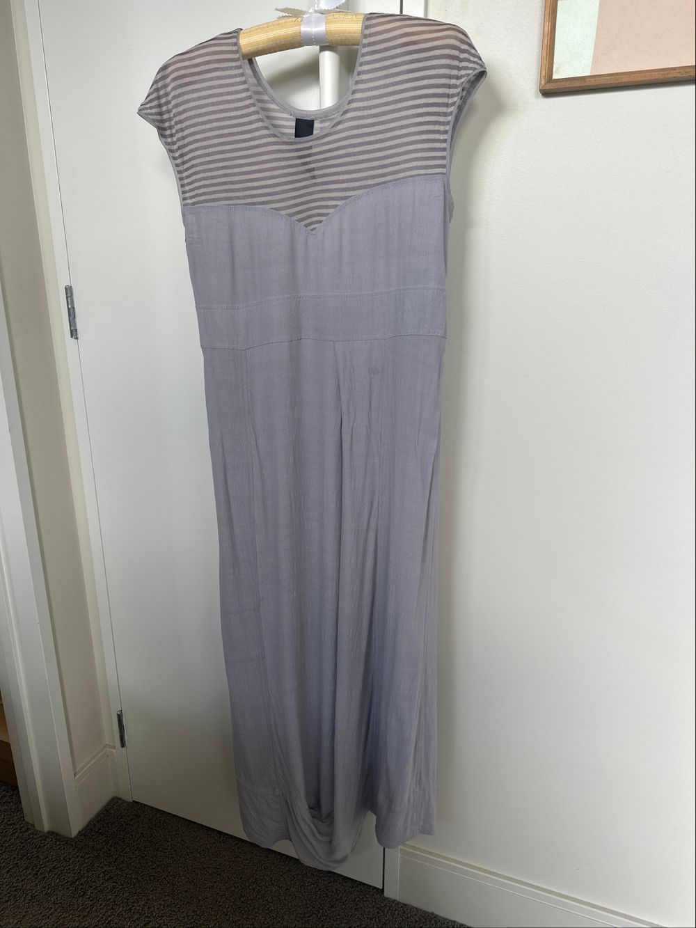 Nom*d Grey Maxi Dress, 10