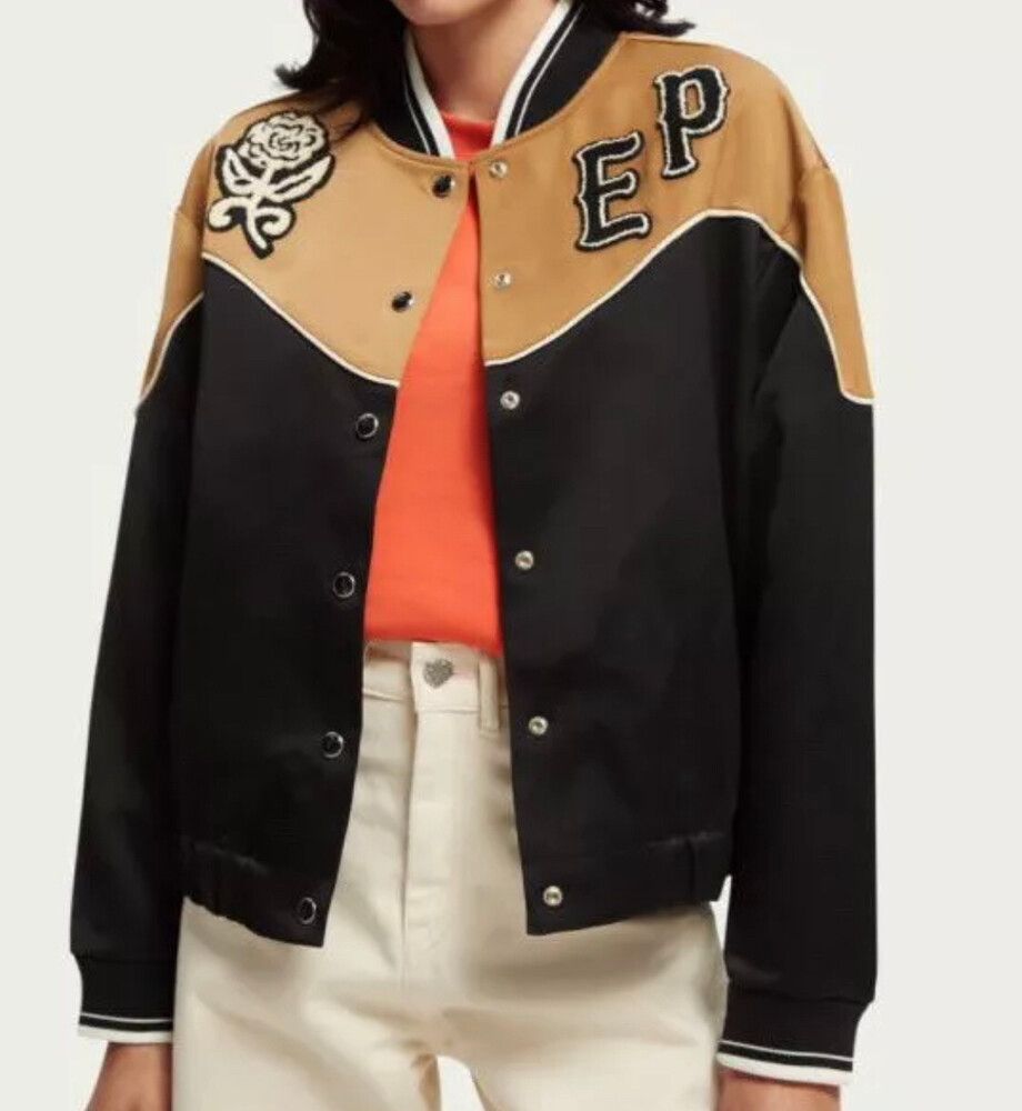 Scotch & Soda Elvis Presley Monochrome Limited Edition Bomber Jacket AU S | US 4