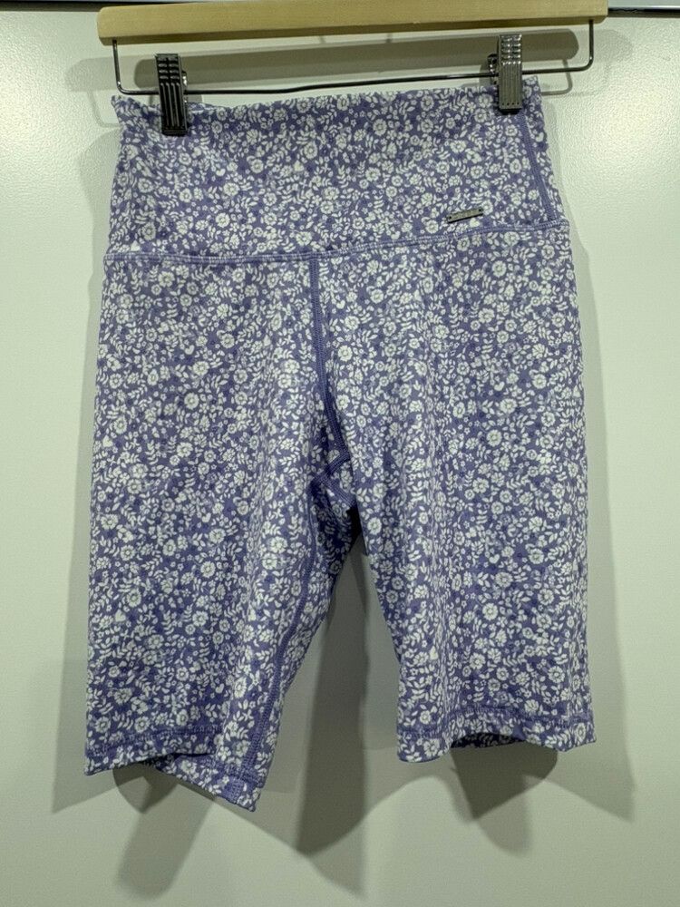 Aim’n Purple Floral Biker Shorts
