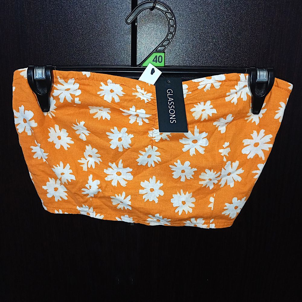 Glassons Daisy Tube Top Size 10
