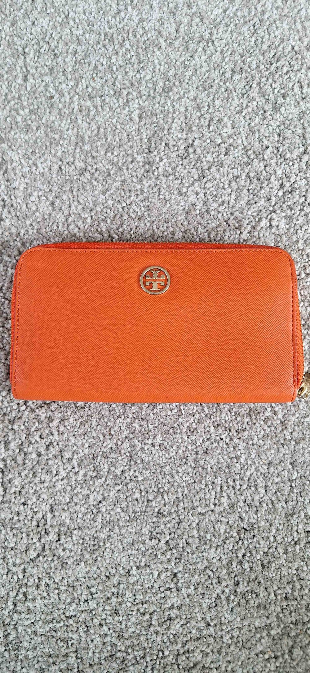 Tory Burch orange wallet