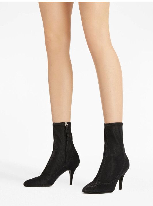 MI PIACI PURE LEATHER VELVET BLEND ANKLE BOOTS WOMEN 9 GOOD CONDITION