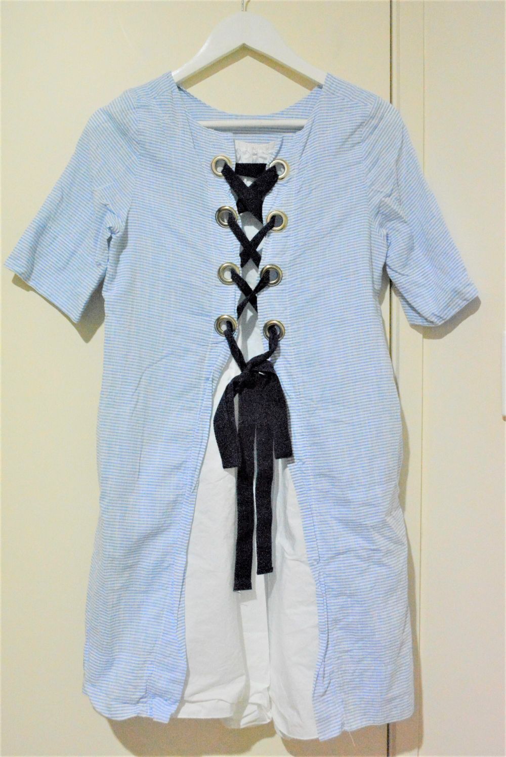COOPER BY TRELISE COOPER "STRIPE AHOLIC" DRESS WOMEN S,M VERY GOOD CONDITION DESIGN IN NZ