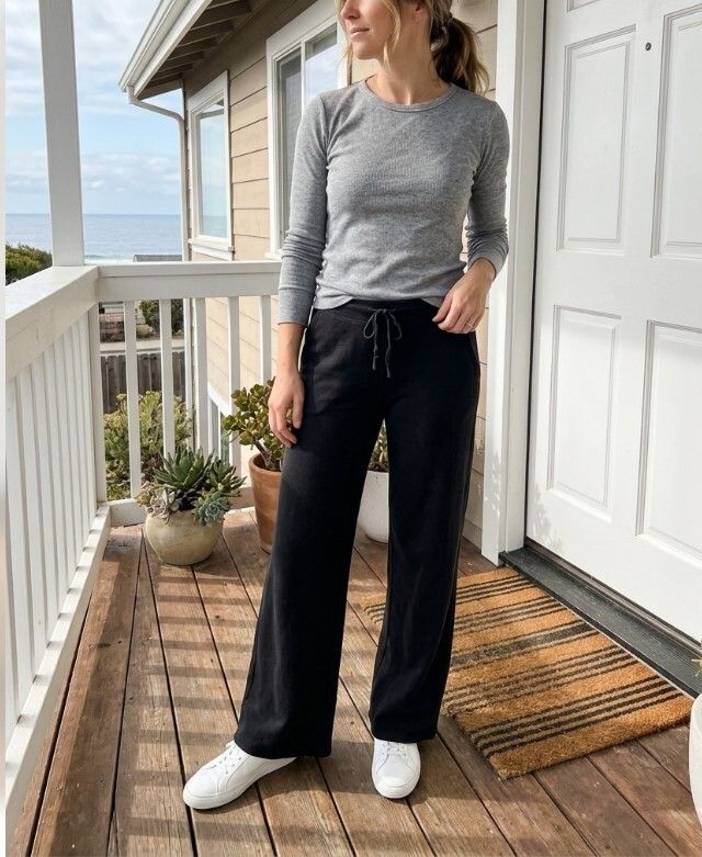CAROLINE SILLS Essential Wide Leg Pants L,XL W36 L32 – Good – RRP $319 NZ Made
