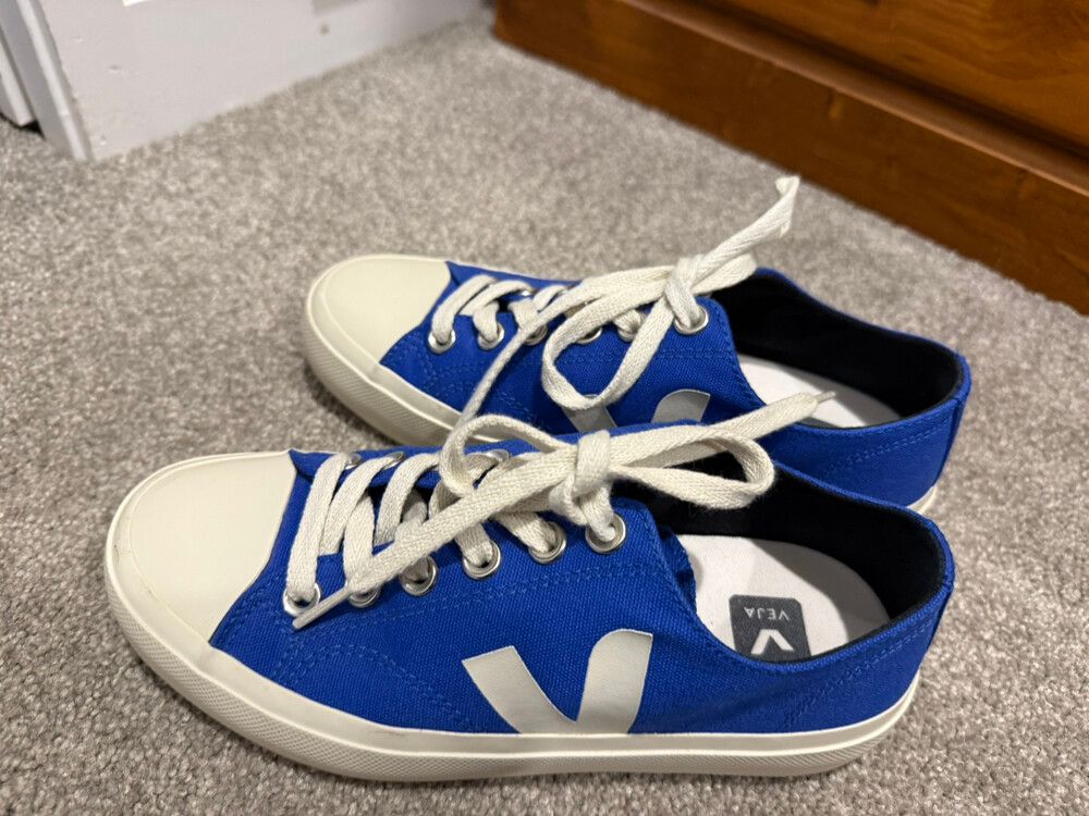 Veja Blue Canvas Sneakers - near new
