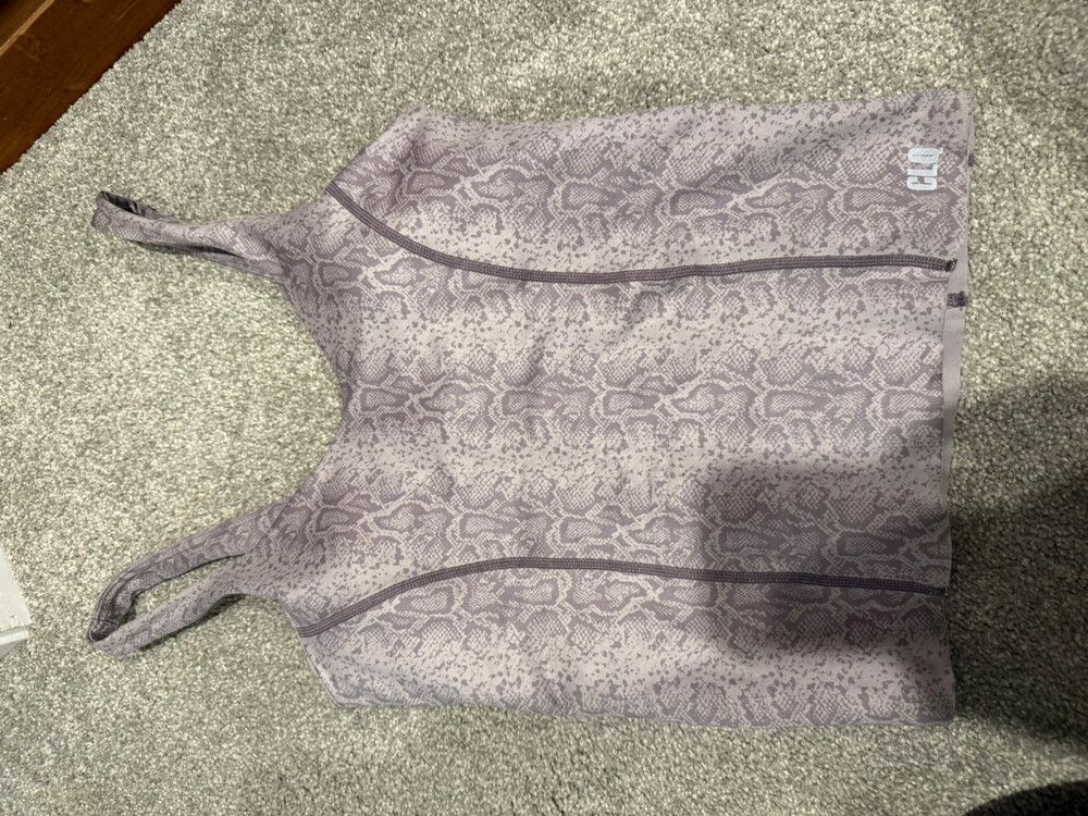 Clique Grey Snakeskin Print Crop Top Brand New