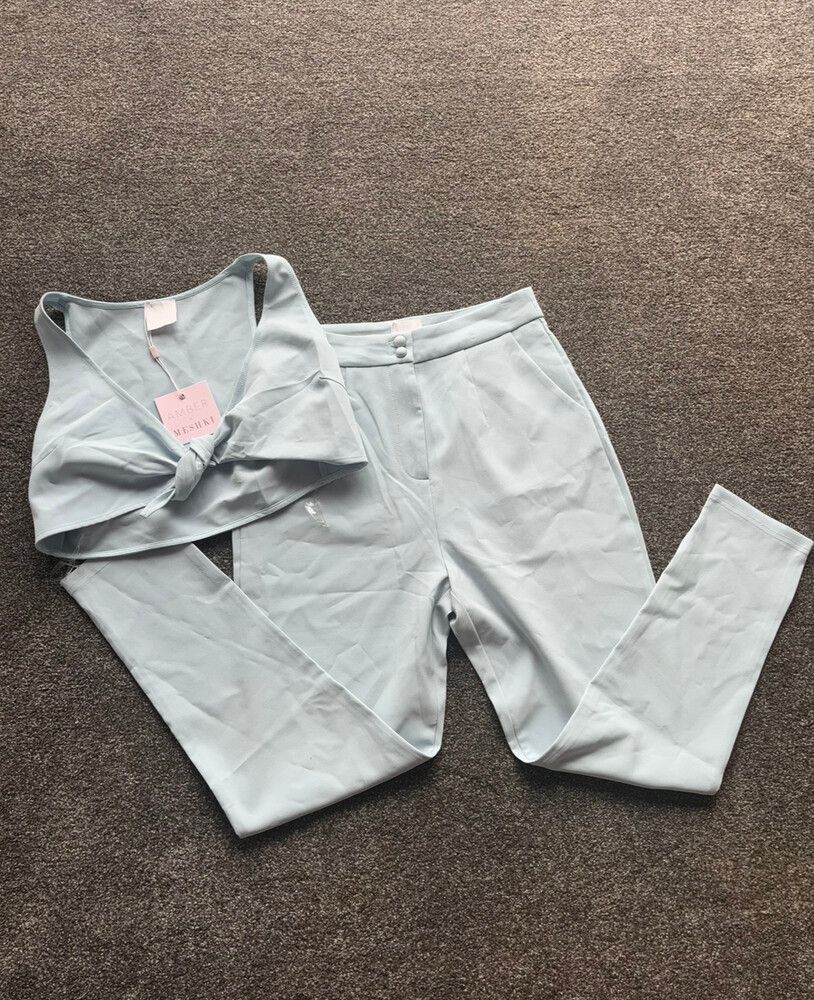 Meshki Amber Scholl crop top and pants set