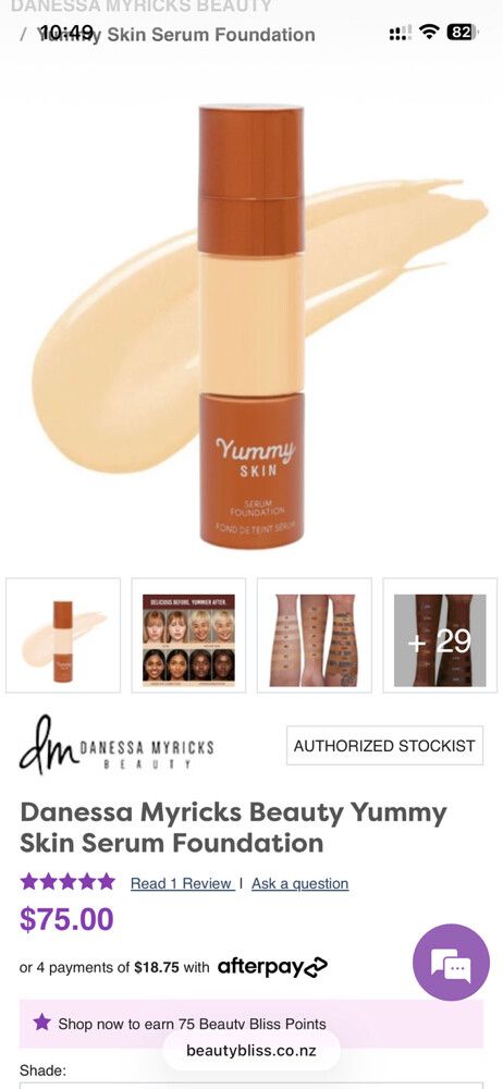 Danessa Myricks Beauty Yummy Skin Serum Foundation