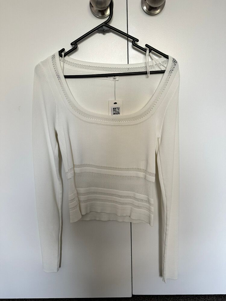 White Long Sleeve Top