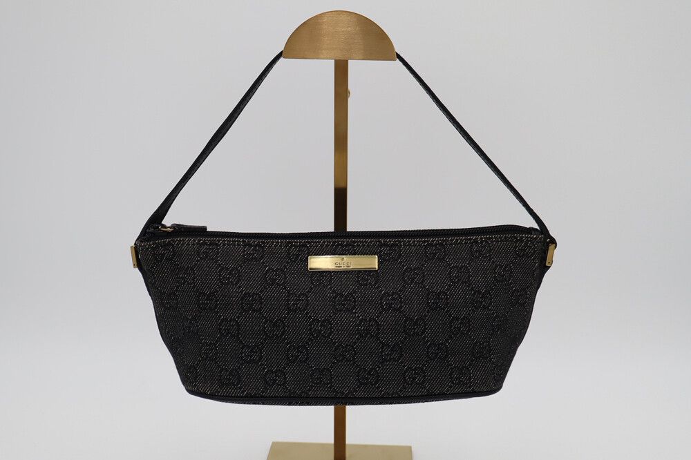 Gucci GG Denim Boat Bag