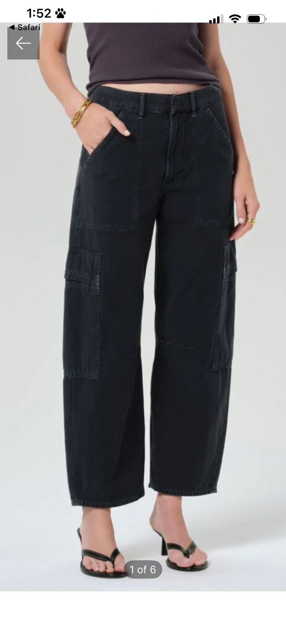 Citizens of Humanity Marcelle Cargo size 29