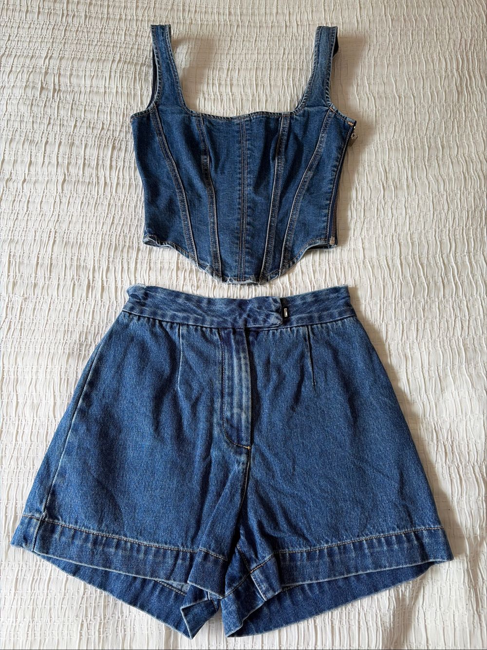 Denim Matching Set