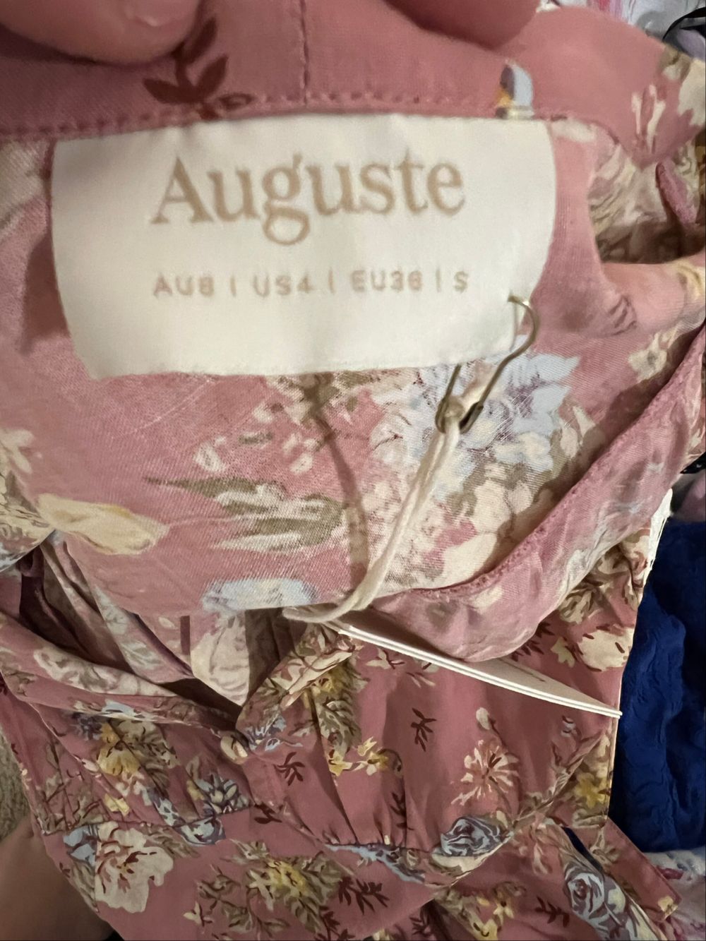Auguste Pink Floral Mini Dress