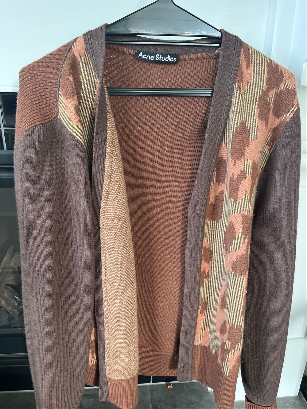 Acne Studios Brown Cardigan