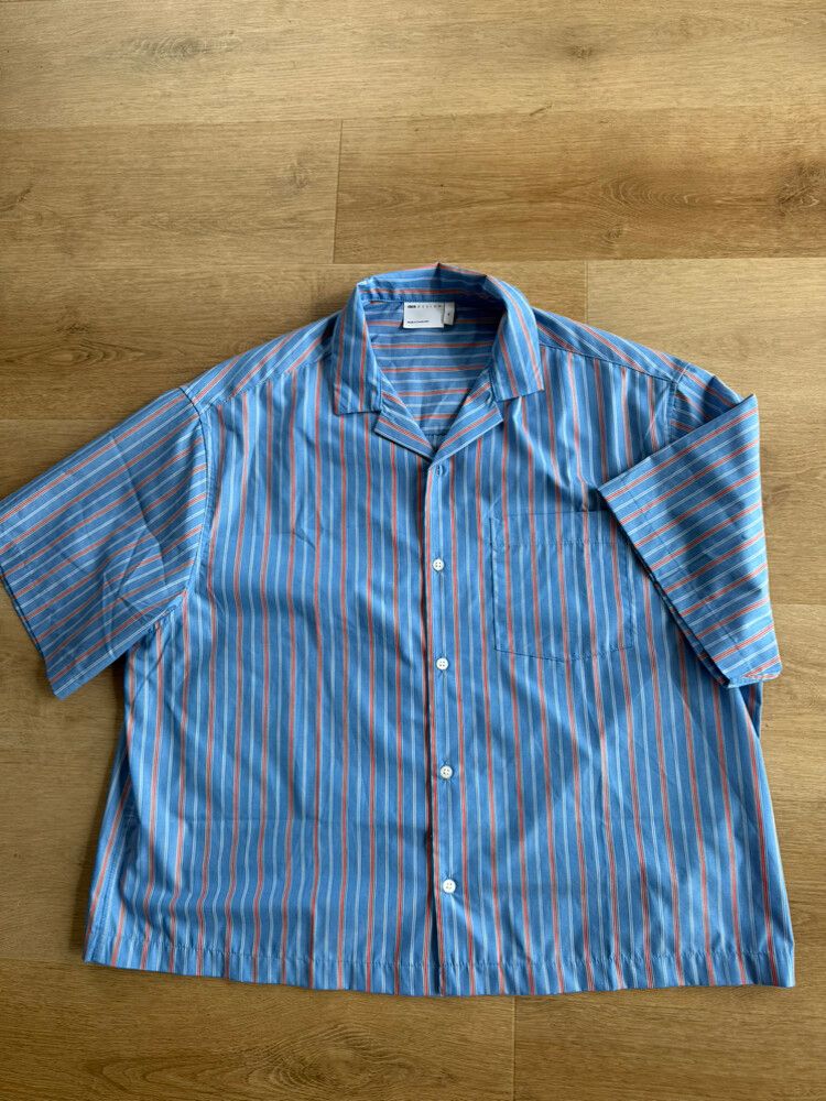 ASOS Blue and Orange box fit shirt