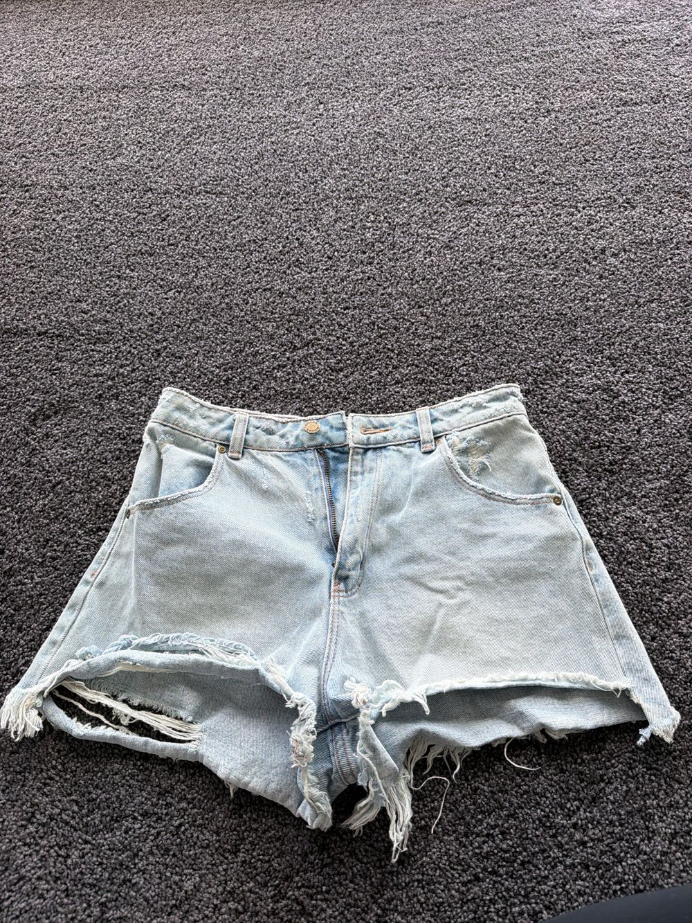 Rolla's Dusters Light Blue Denim Shorts