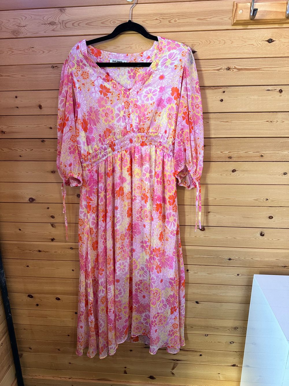 Floaty Floral Full Length dress