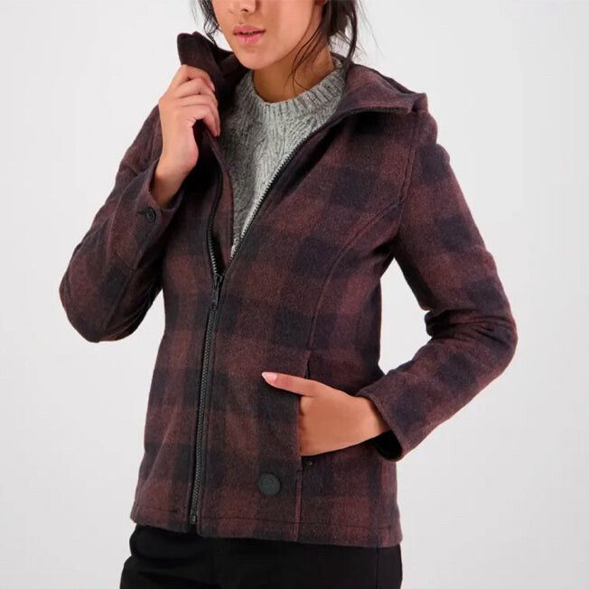 Swandri Plaid Hooded Jacket