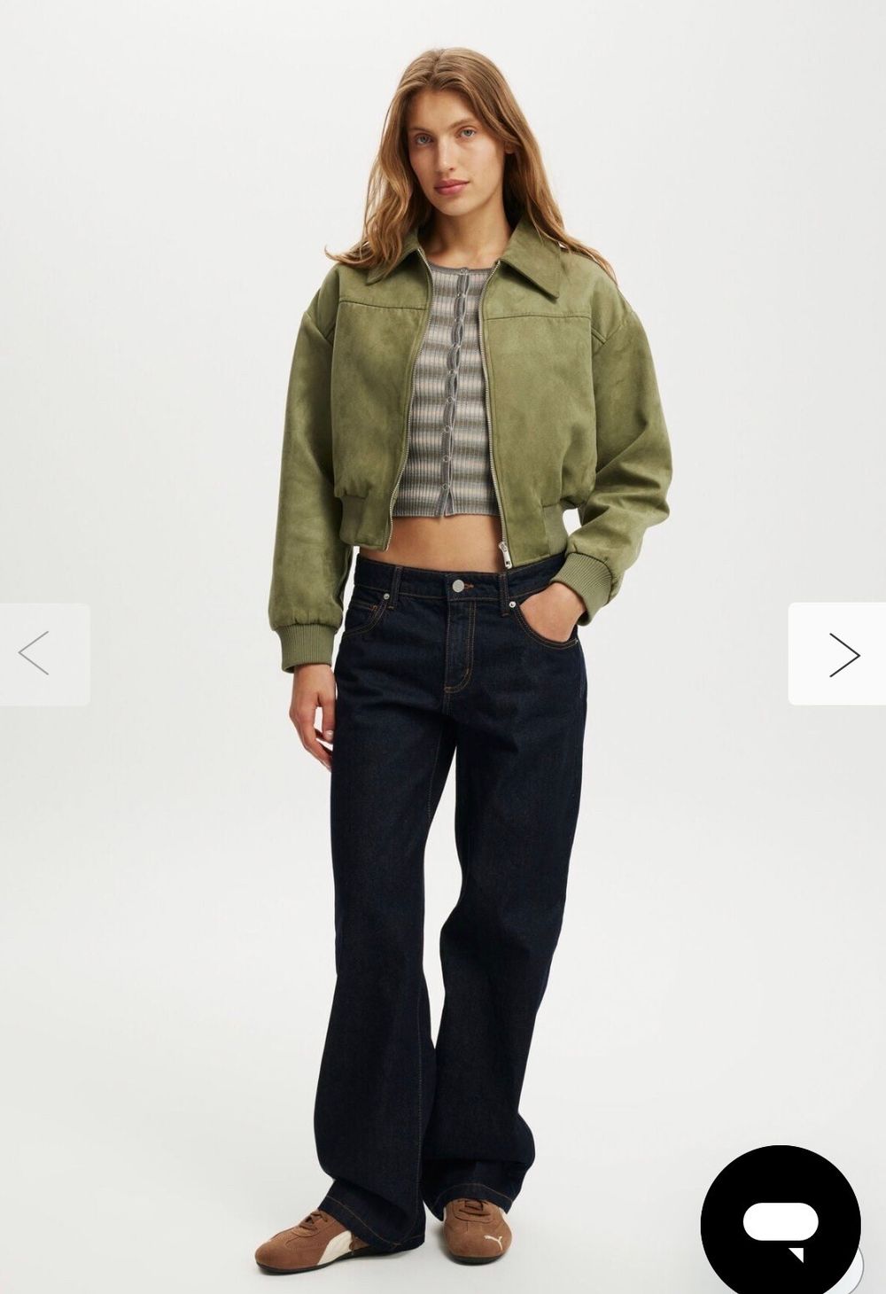 Cotton On Blue Low Straight Jeans