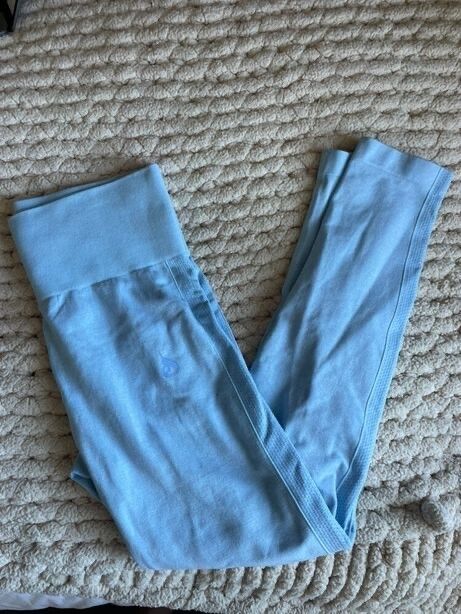 ryderwear light blue leggings