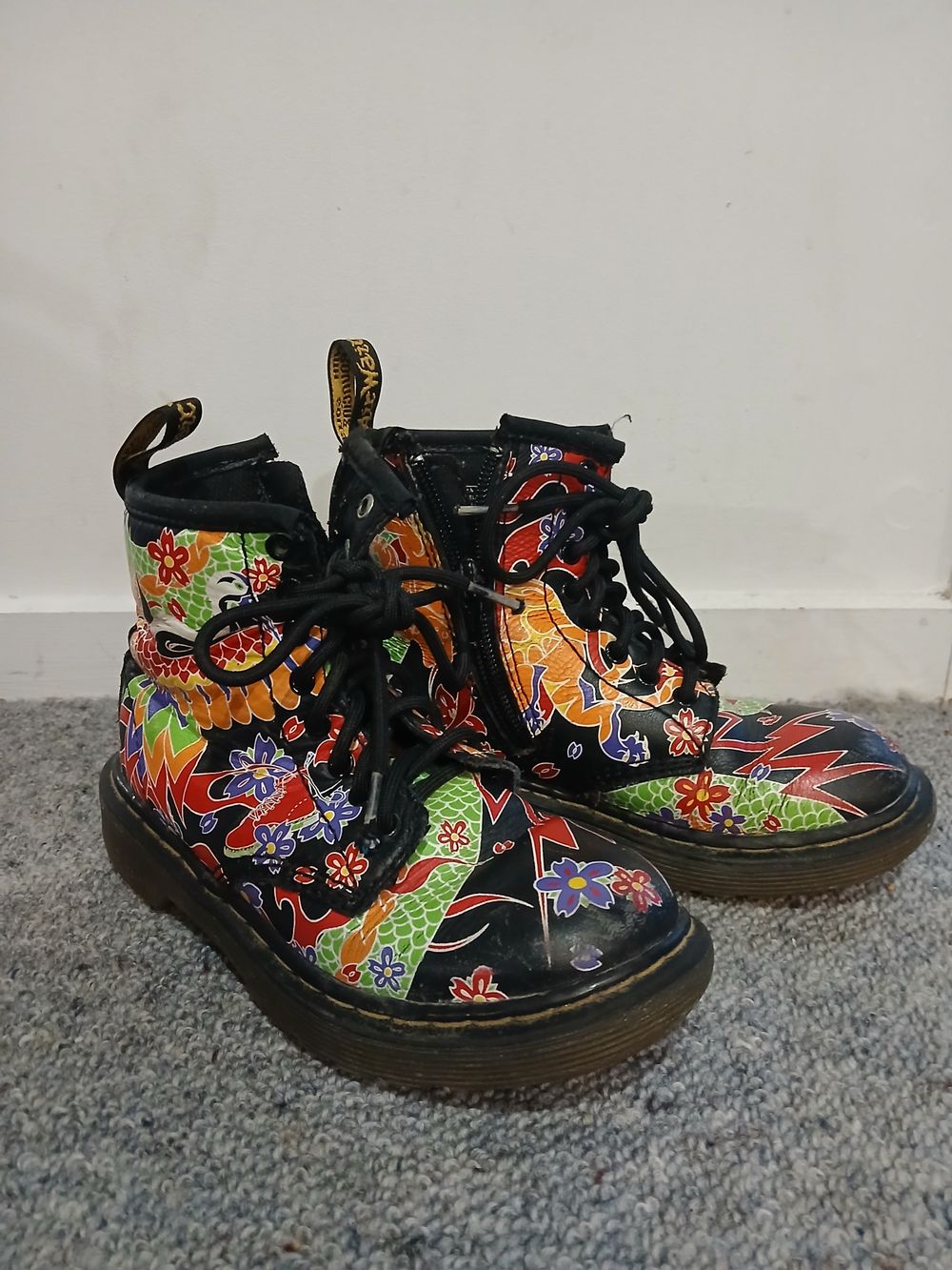 Dr Martens Floral Boots