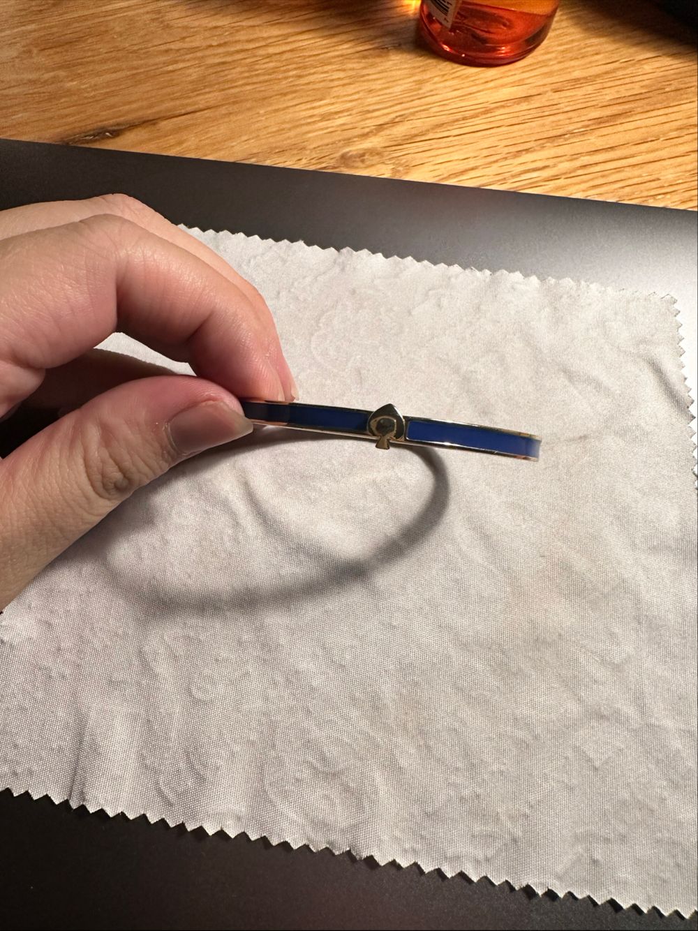 Kate Spade Blue Enamel Bangle