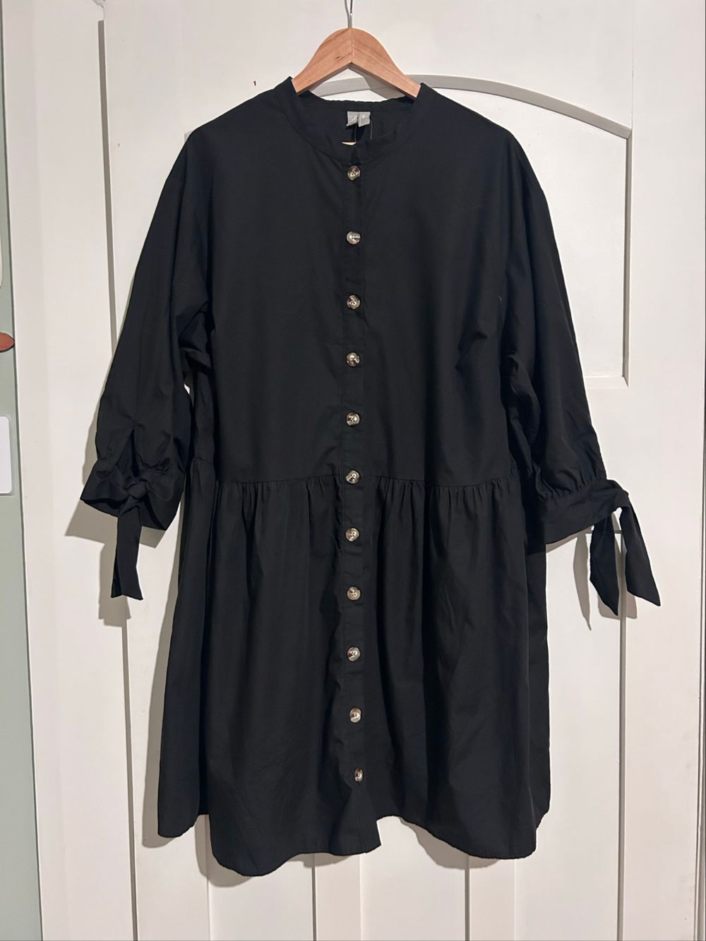 ASOS Grandpa Collar Shirt Dress