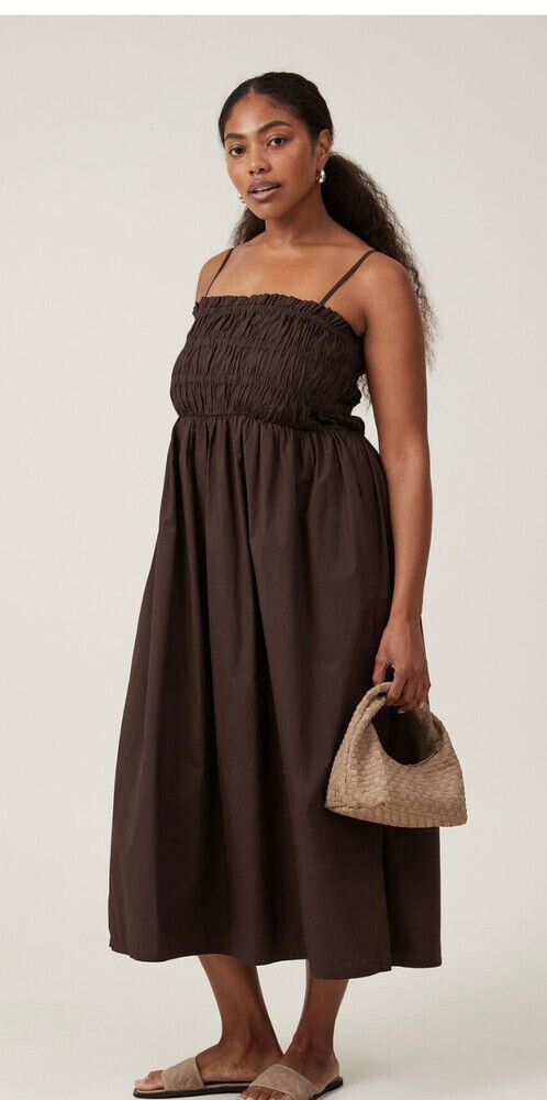 cotton on brown dress Cotton On