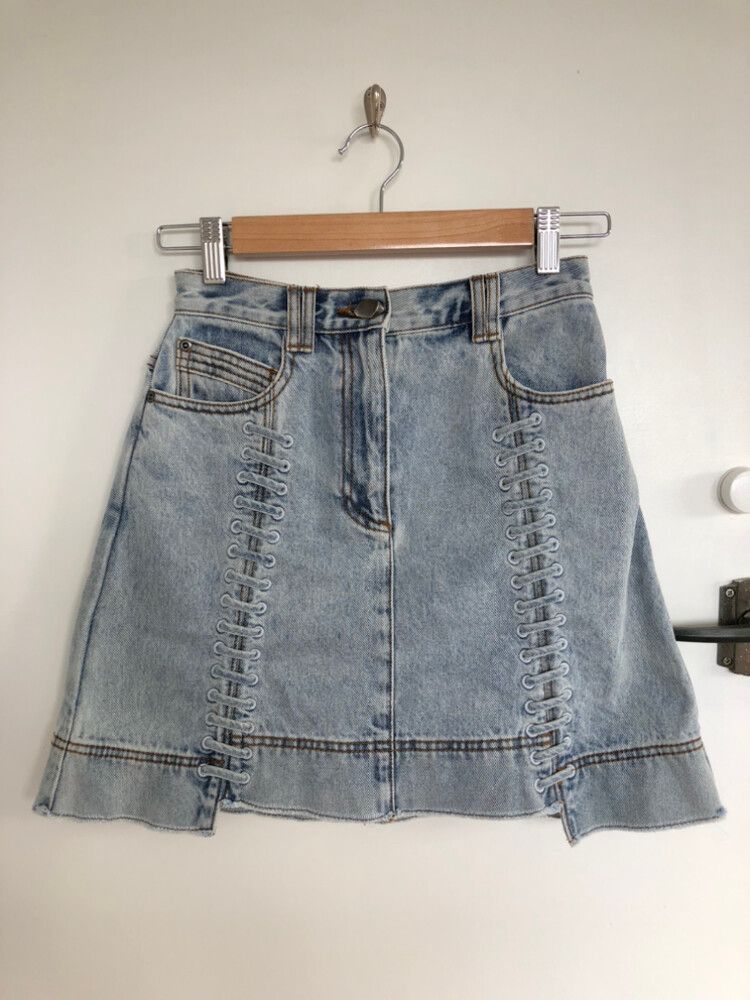 Aje Denim Skirt
